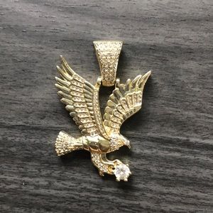 Gold Eagle Pendant